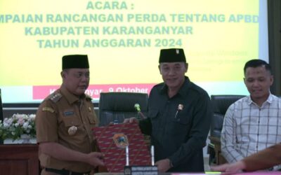 Penyampaian Rancangan PERDA Tentang APBD Kabupaten Karanganyar Tahun Anggaran 2024