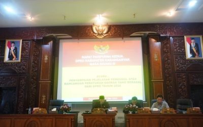 Penyampaian Penjelasan Pengusul Atas Rancangan Peraturan Daerah yang Berasal dari DPRD Tahun 2024