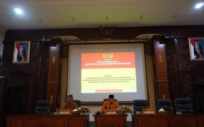 Penyampaian Pandangan Umum Fraksi DPRD Terhadap Rancangan Peraturan Daerah Tentang Perubahan APBD Tahun Anggaran 2024