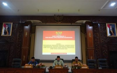 Penyampaian Tanggapan dan/atau jawaban Bupati Karanganyar Terhadap Pandangan Umum Fraksi atas Rancangan Perda Tentang Perubahan APBD Tahun Anggaran 2024