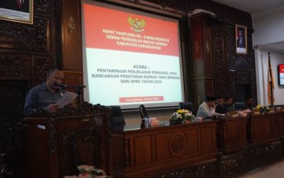 Penyampaian Penjelasan Pengusul Atas Rancangan Peraturan Daerah yang Berasal dari DPRD Tahun 2025