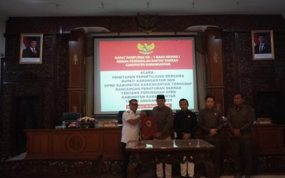 Penetapan Persetujuan Bersama Bupati dan DPRD Kabupaten Karanganyar Terhadap Raperda Tentang Perubahan APBD Kabupaten Karanganyar TA 2025