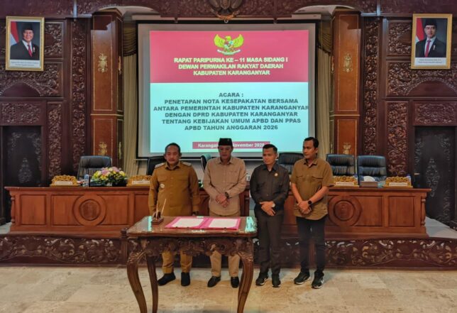 Penetapan Nota Kesepakatan