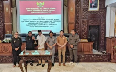 Penetapan Persetujuan Bersama Bupati Karanganyar Terhadap Raperda APBD Tahun Anggaran 2026